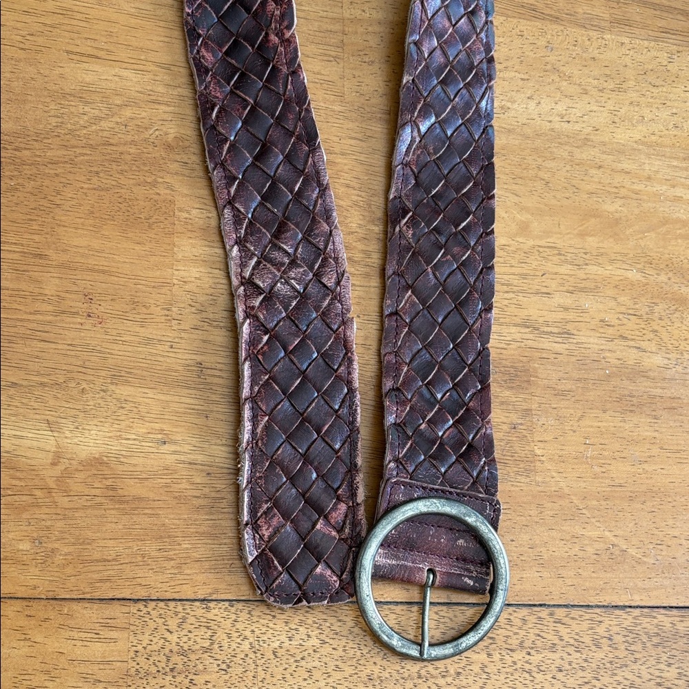 Bedstu Braided Genuine Leather Belt - Brown